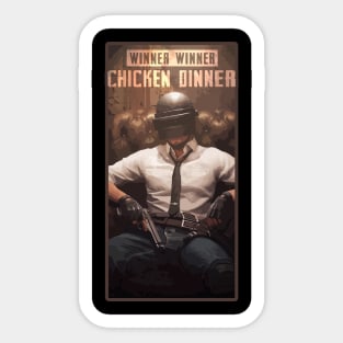 Winner Winner Chicken Dinner PUBG Sticker